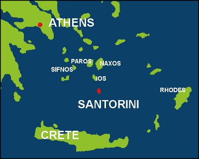 SANTORINI MAP